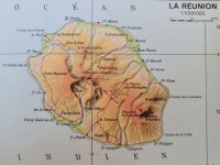 mapka wyspy Reunion